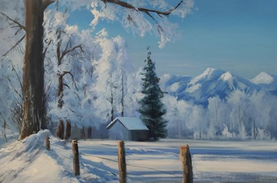 Картина "Морозный лес" - фото 7274